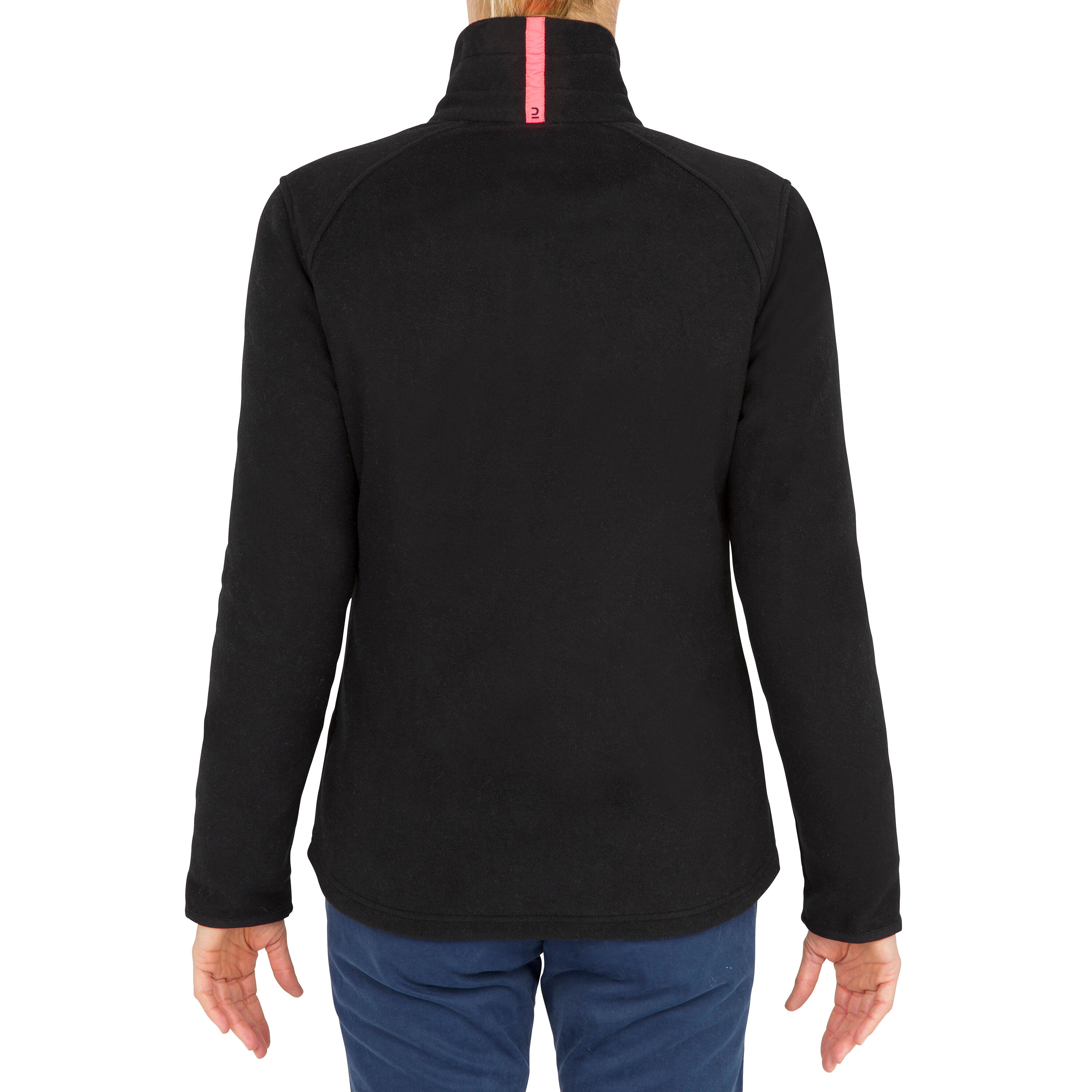 Women warm fleece sailing jacket 100 - Black 5/10