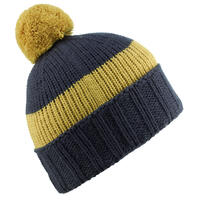 ADULT SKI HAT GRAND NORD MADE IN FRANCE NAVY BLUE-OCHRE
