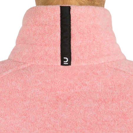 Women warm eco-design fleece sailing jacket 100 - Light rose