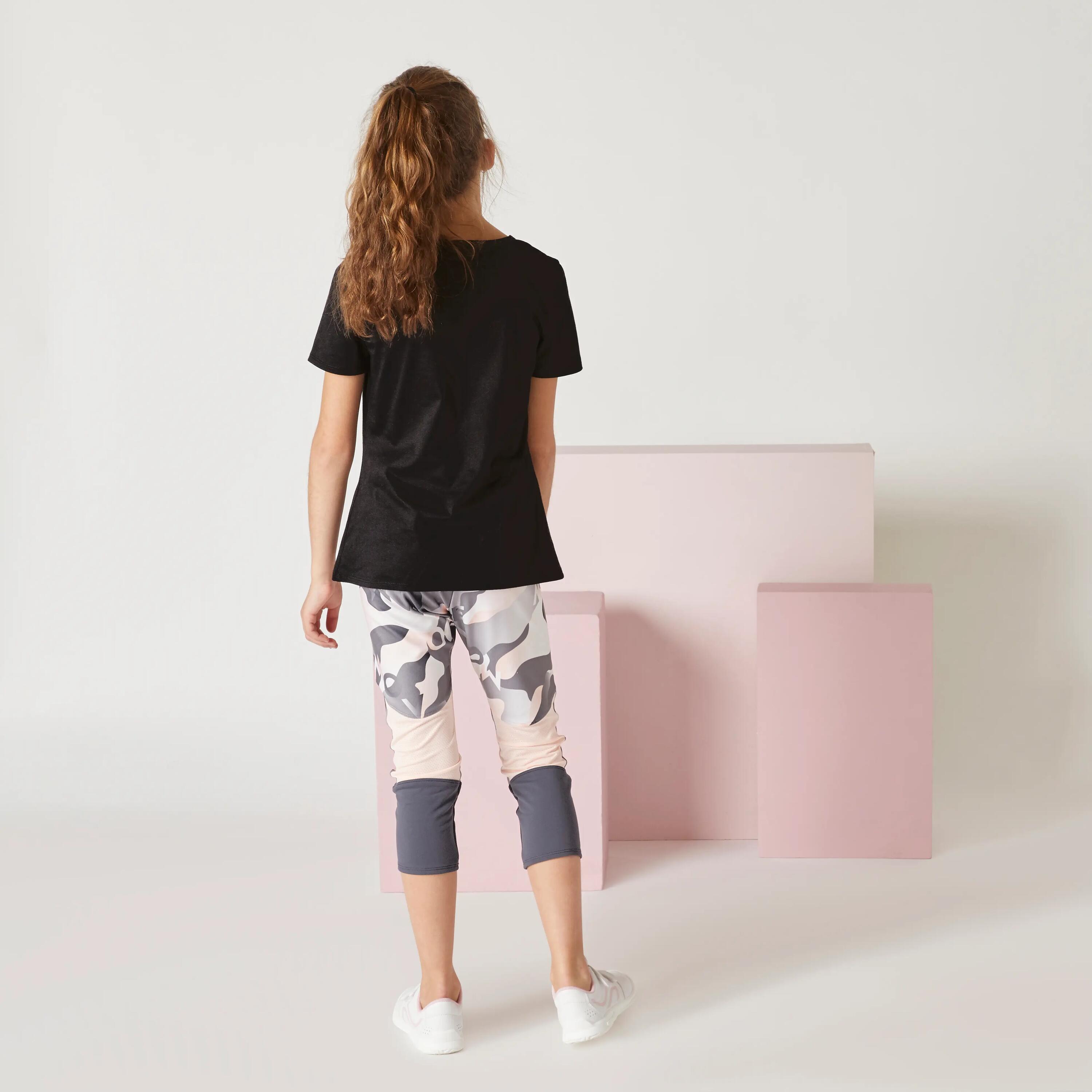 Kids' Basic T-Shirt - Black Print 4/12