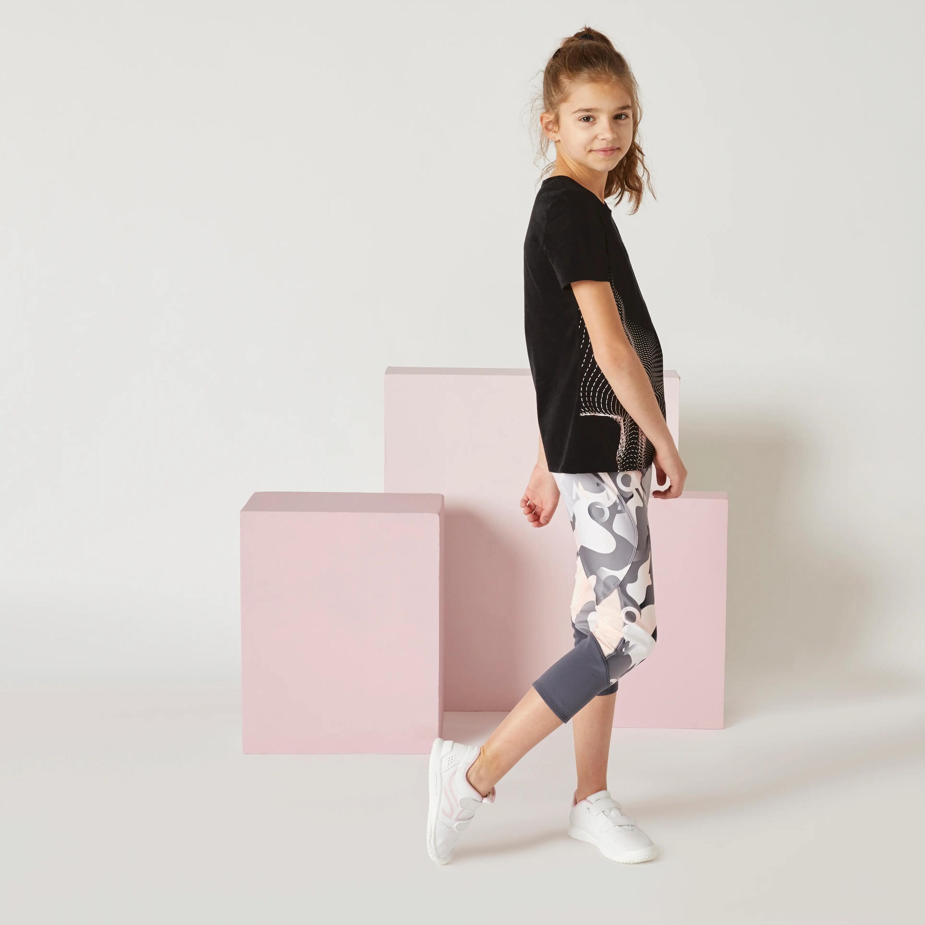 Kids' Basic T-Shirt - Black Print 2/12