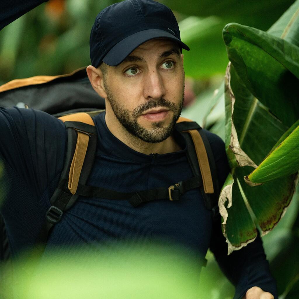 Travel Trekking Cap | TRAVEL 100 - Navy Blue