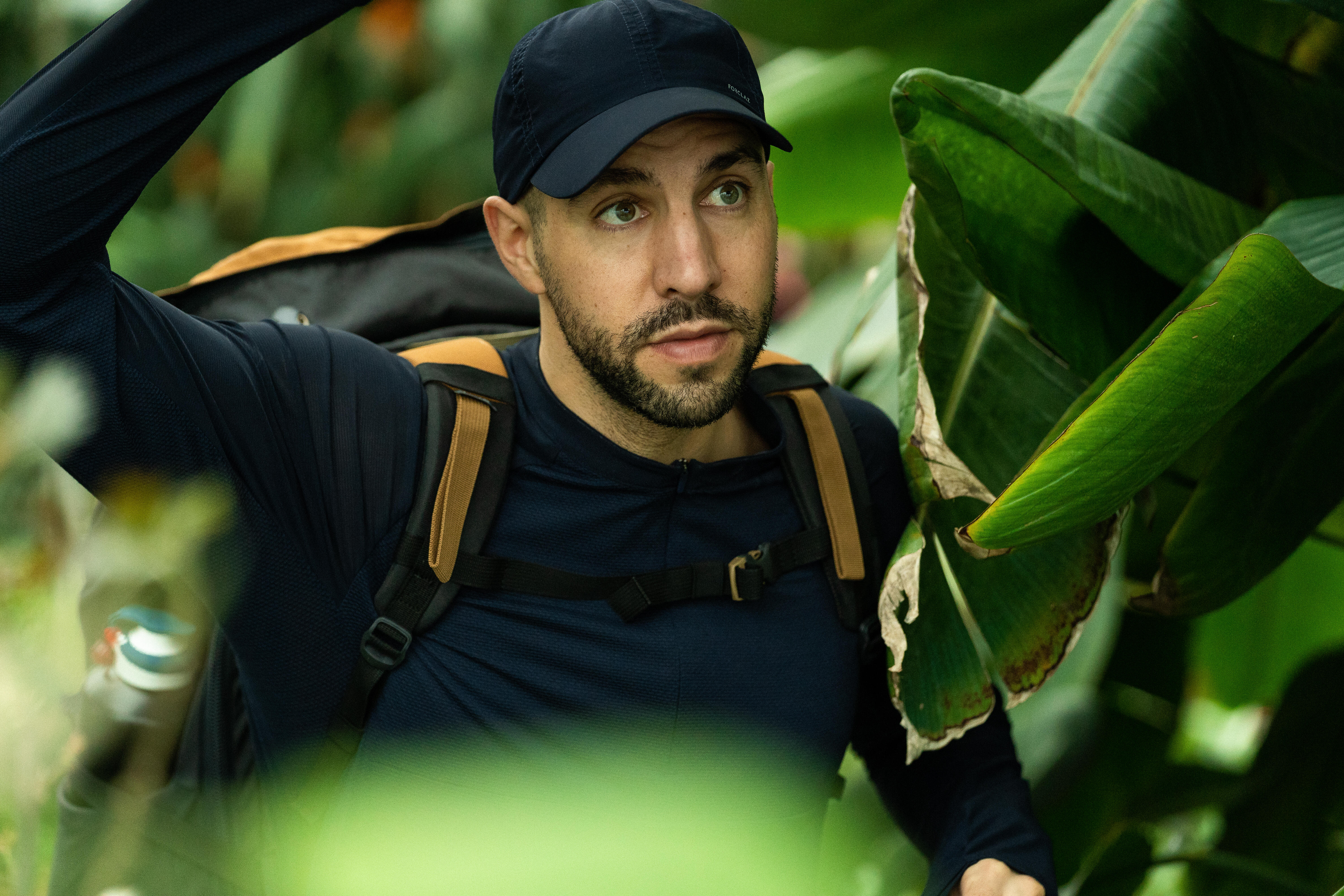 Hiking Cap - Travel 100 Navy Blue - FORCLAZ