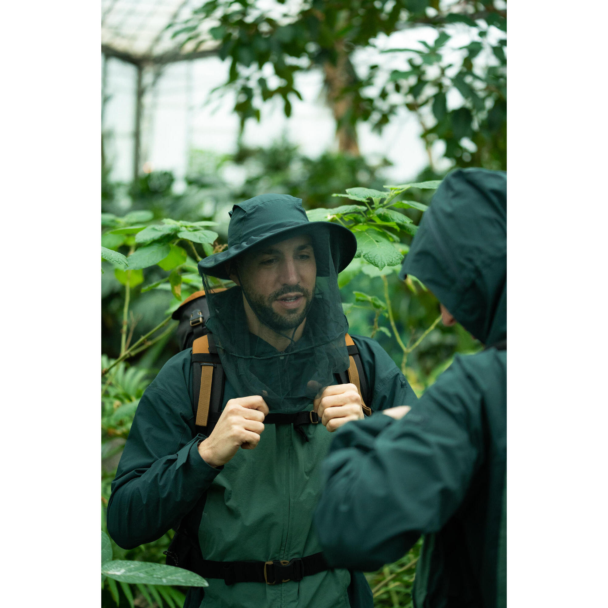 Шляпа противокомариная взрослая TROPIC 900 зелёная FORCLAZ