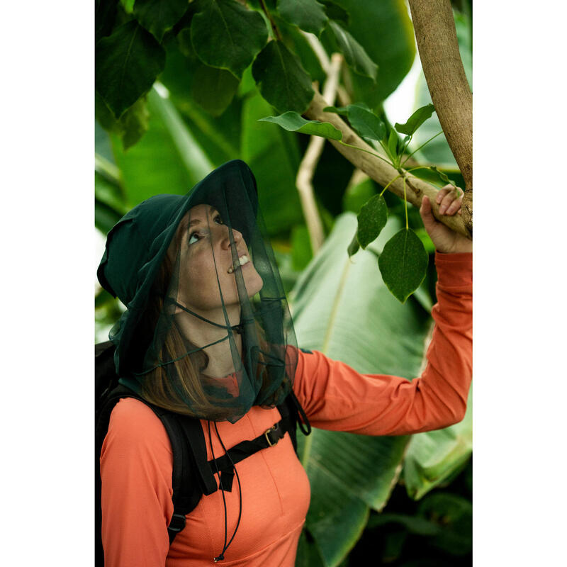 Camiseta de trekking tropical manga larga Mujer Forclaz Tropic 900