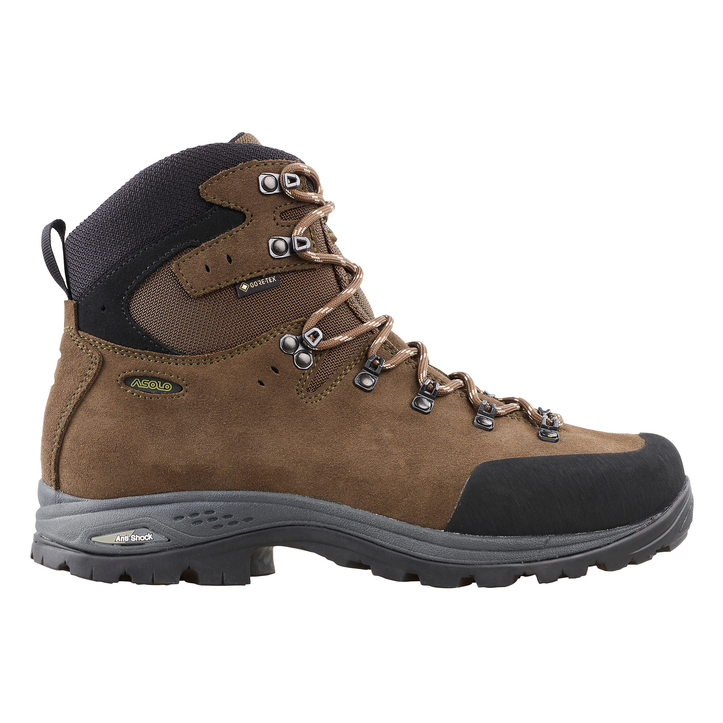 Waterproof Country Sport Boots Asolo X-Hunt Forest Gore-Tex Vibram 4/14