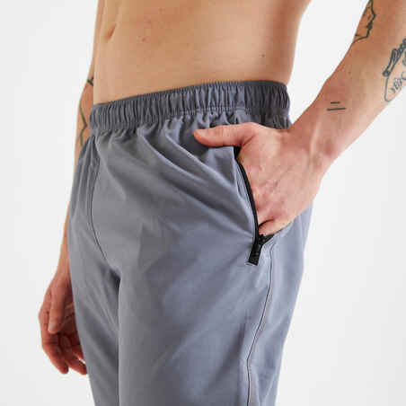 Men's Breathable Regular-Fit Essential Fitness Bottoms - Grey