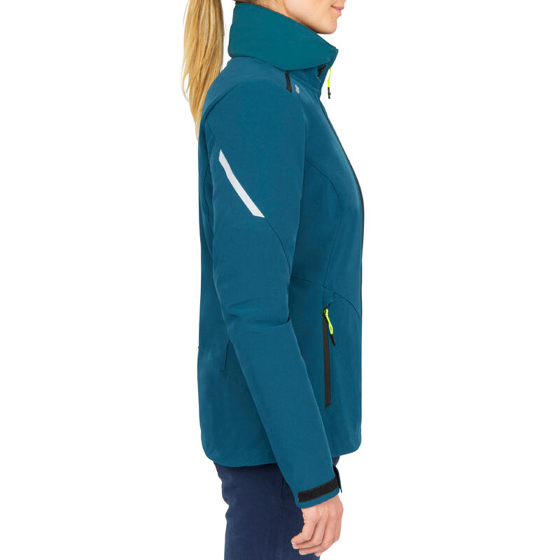 Kadın Softshell Mont - Petrol Rengi - Sailing 900