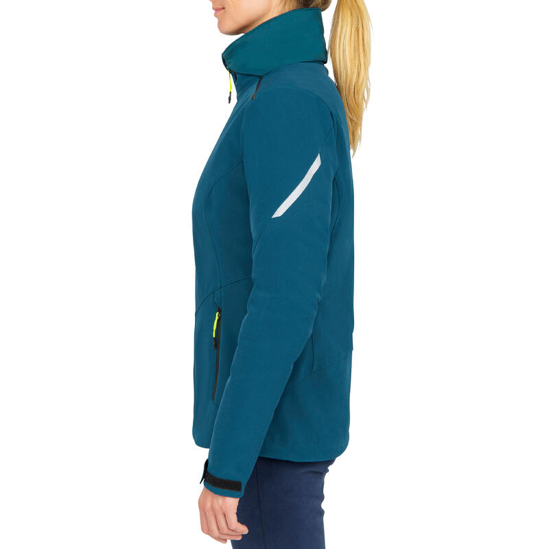 Kadın Softshell Mont - Petrol Rengi - Sailing 900