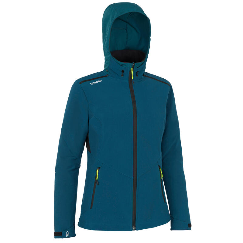 Geacă softshell anti-vânt Sailing 500 Damă