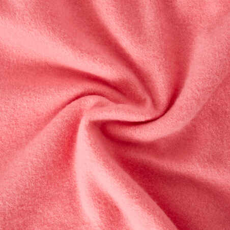 Šiltas vaikiškas užtrauktuku užsegamas sportinis kostiumas „Warm'y“, rožinis