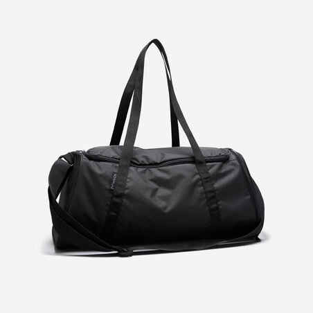 Bolsa gimnasio fitness 20L Mujer Domyos negro