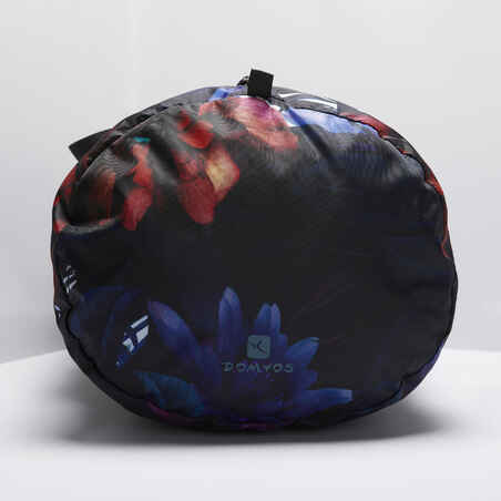 Fold-Down Fitness Bag 30L - Jungle Print, To Match With Our Outfits