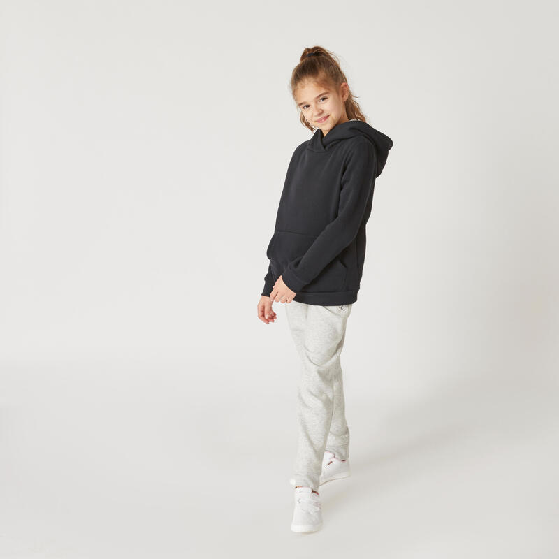 Sudadera Niño Niña Domyos con capucha negra