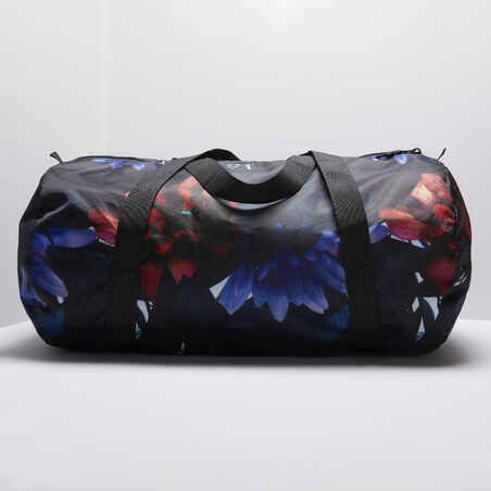 Fold-Down Fitness Bag 30L - Jungle Print, To Match With Our Outfits