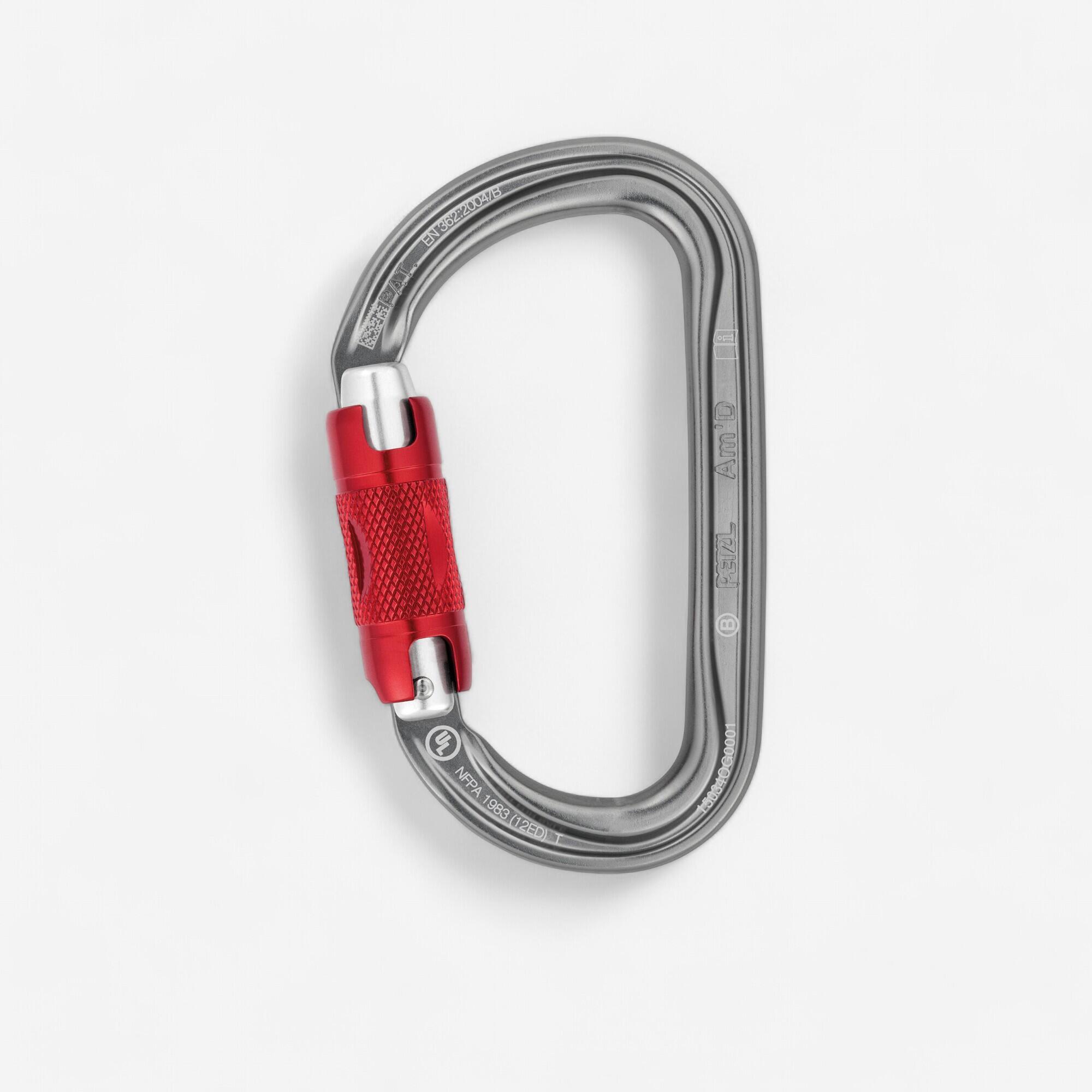 Carabiner PETZL Am’D TWISTLOCK PETZL Decathlon