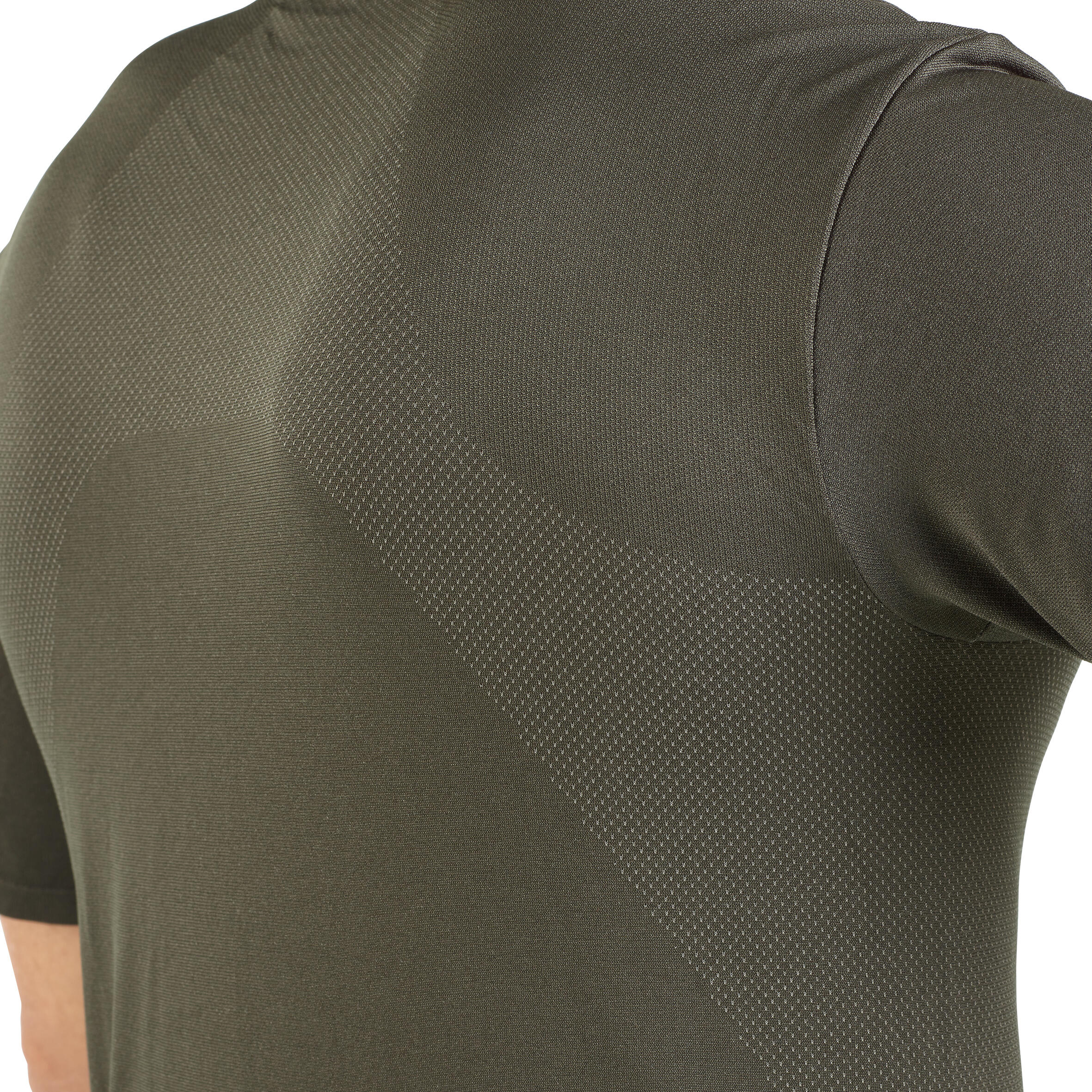 Men's Country Sport Short-Sleeved Lightweight Breathable T-Shirt - 500 Green 6/6