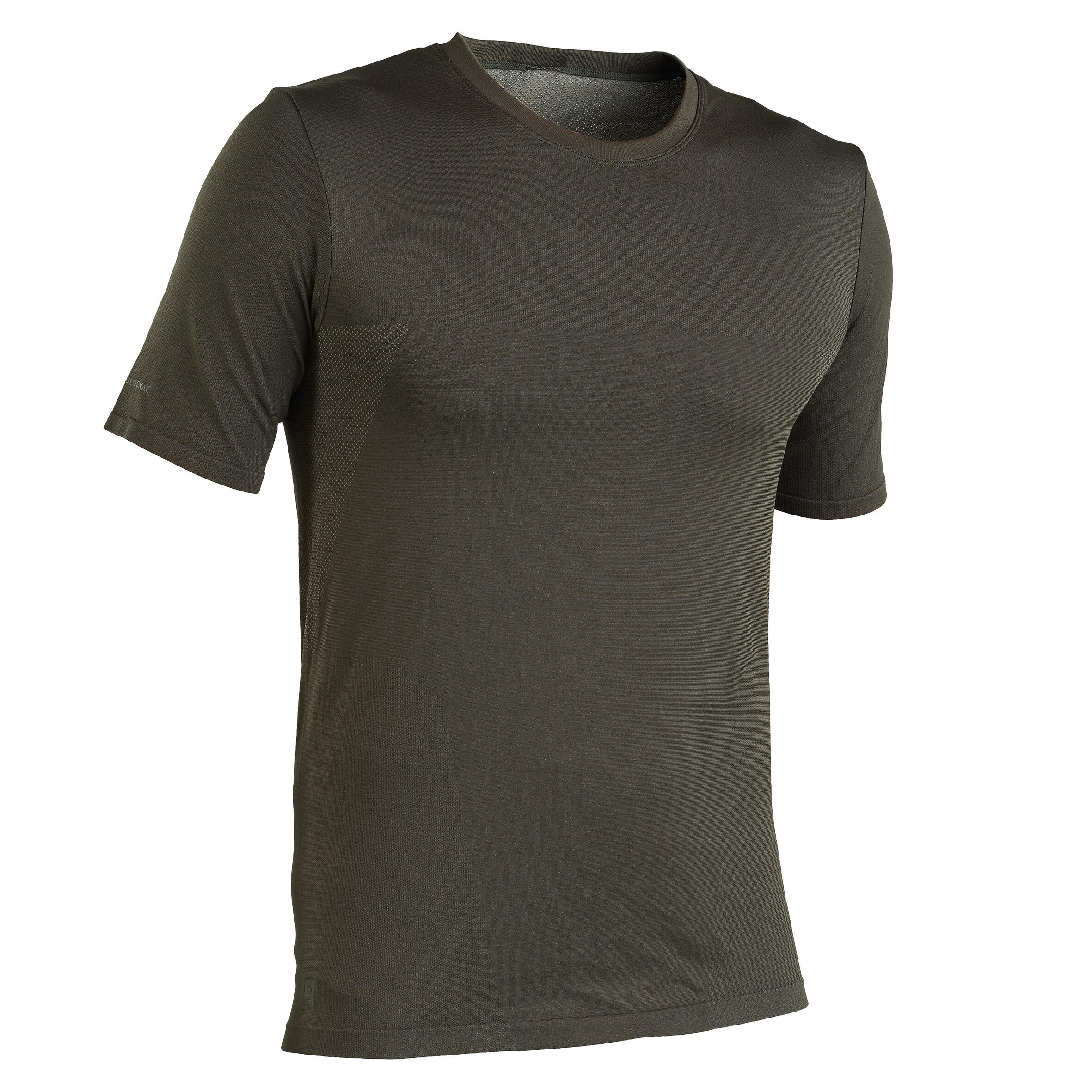SOLOGNAC Men's Country Sport Short-Sleeved Lightweight Breathable T-Shirt - 500 Green