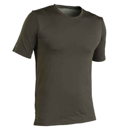 Men's Country Sport Short-Sleeved Lightweight Breathable T-Shirt - 500 Green