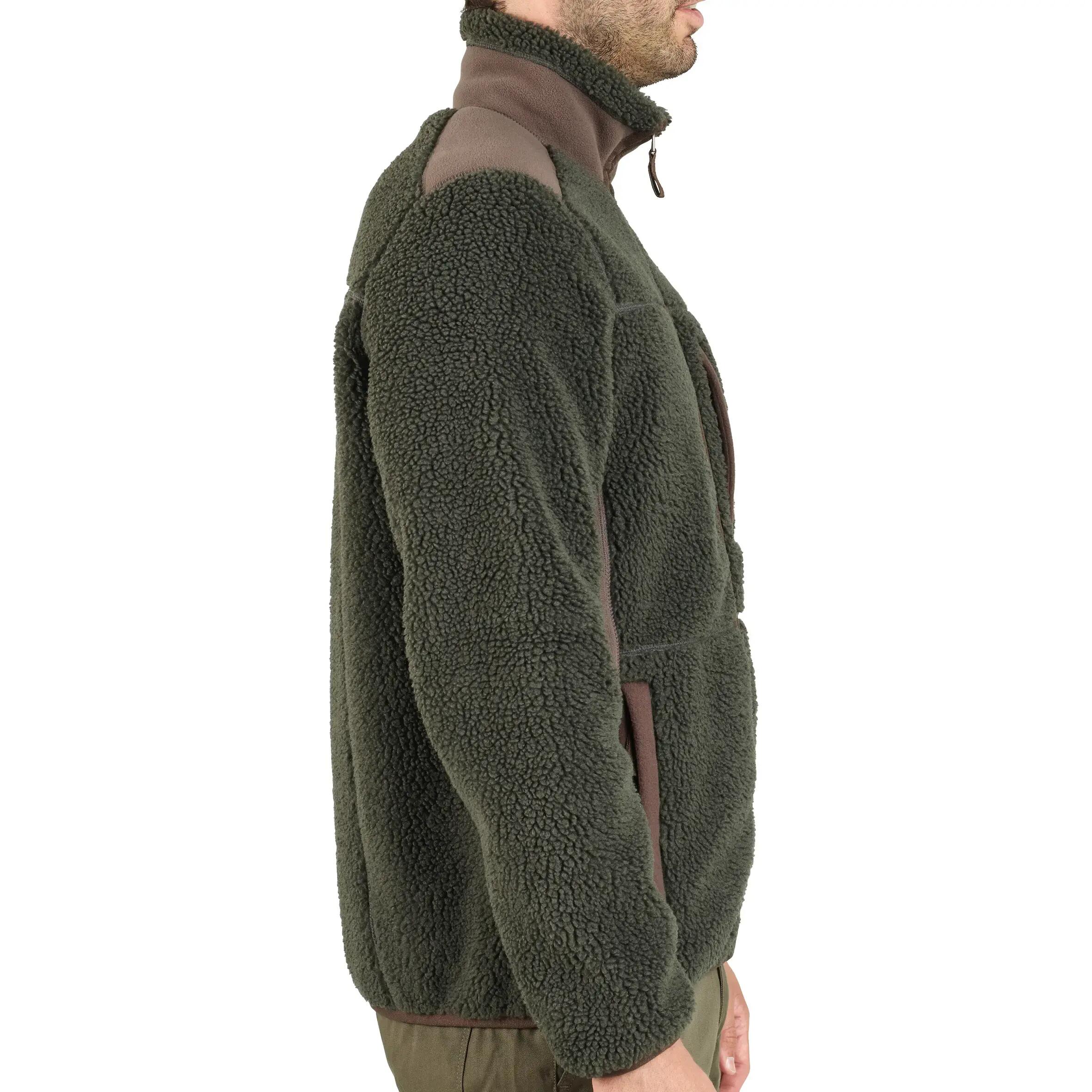 HUNTING SHERPA FLEECE 500 GREEN -  3