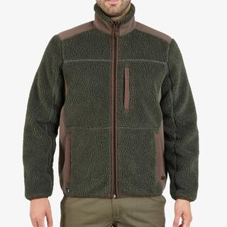Men Ultra Warm Sherpa Fleece Jacket Green