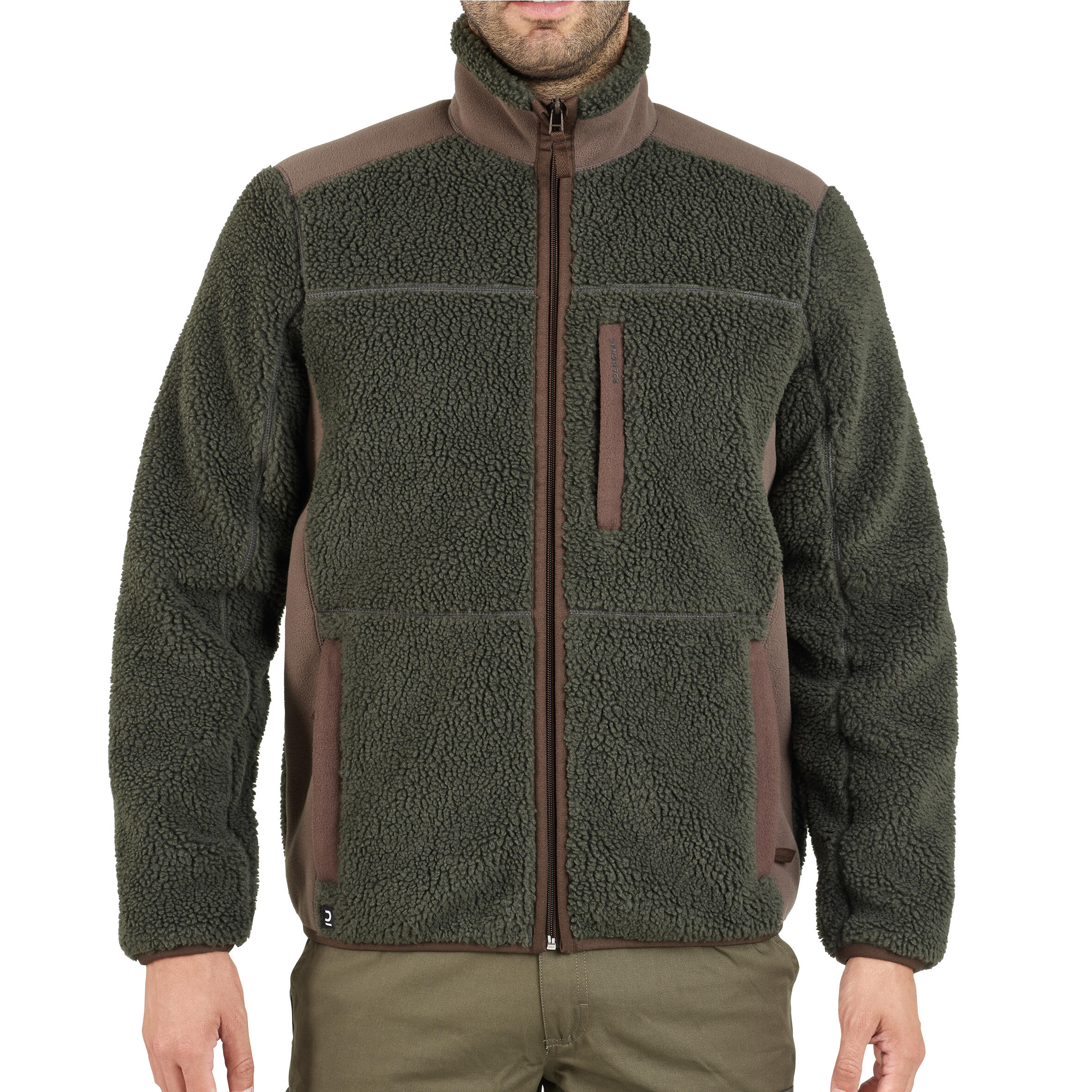 HUNTING SHERPA FLEECE 500 GREEN 2/9