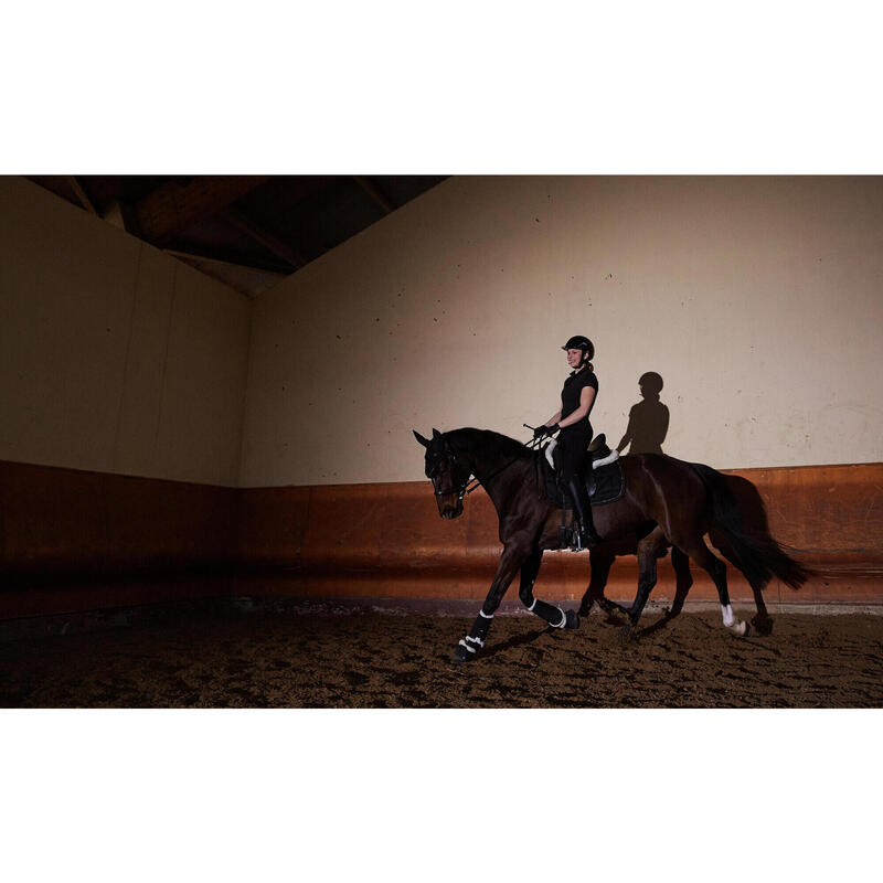 Ammortizzatore equitazione cavallo 900 agnellino nero 