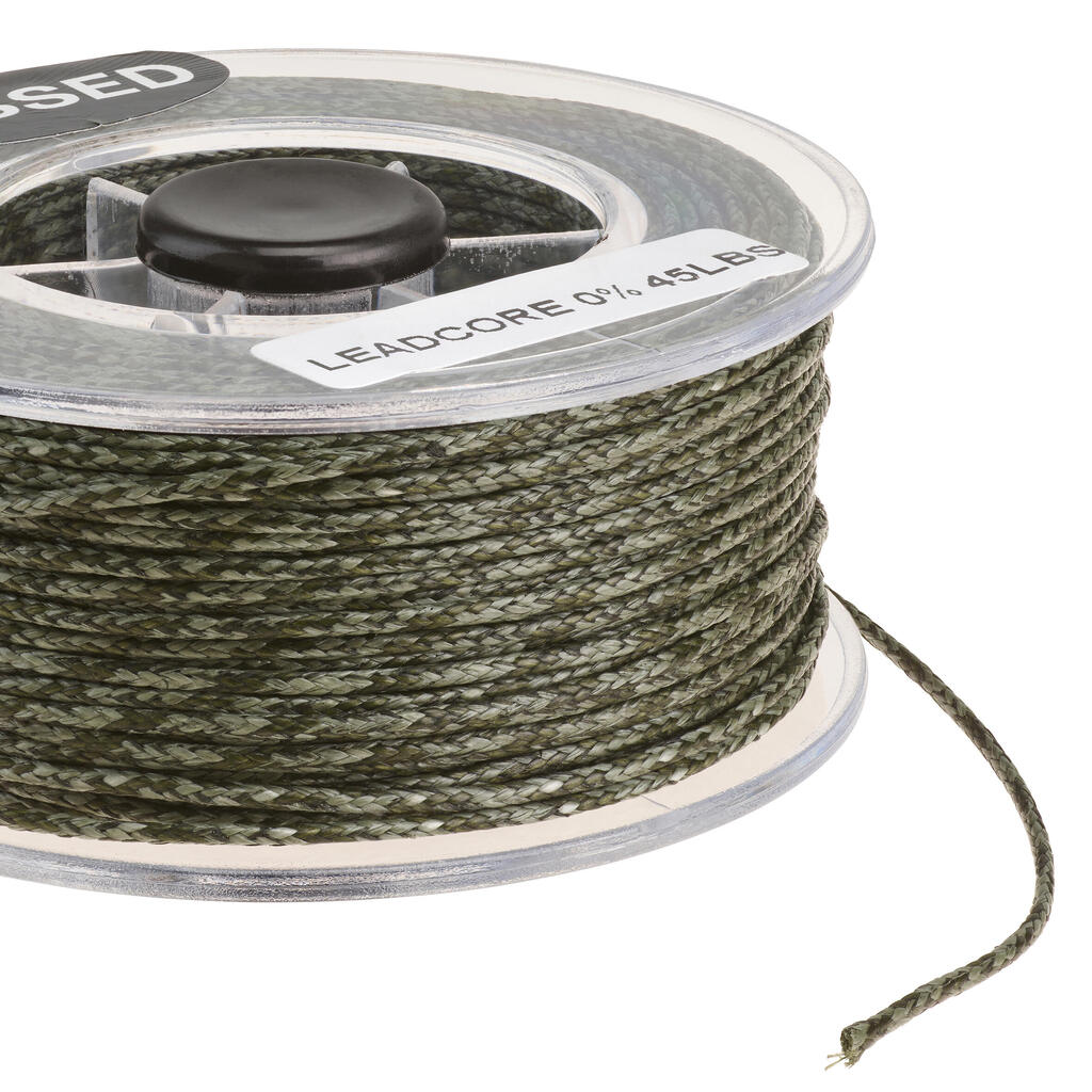 Leadcore 0 % Olive 45 lb 20 m