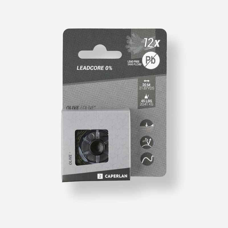 Leadcore 0 % Olive 45 lbs 20 m Media 1