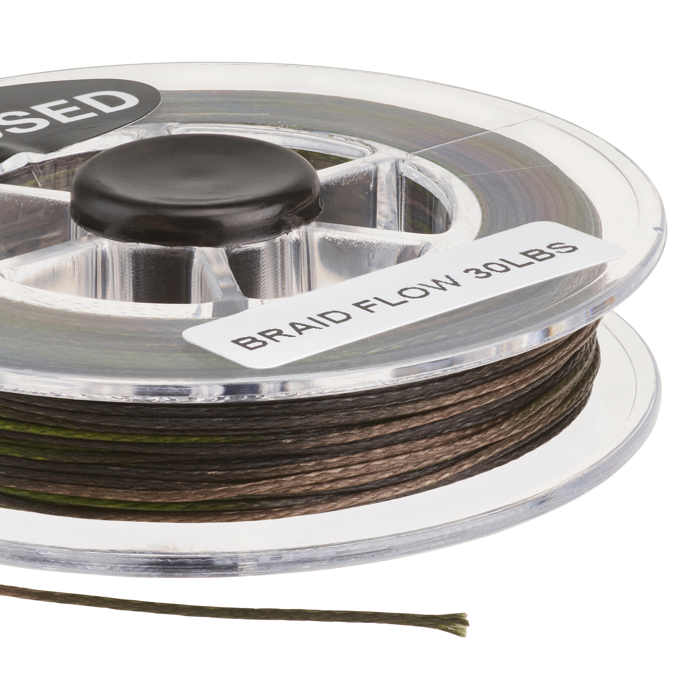 Lot De 30 Bas De Ligne Pour Pêche à La Carpe HT - Tresse Sufix Camouflage 30 LBS - Hameçons Taille 6
