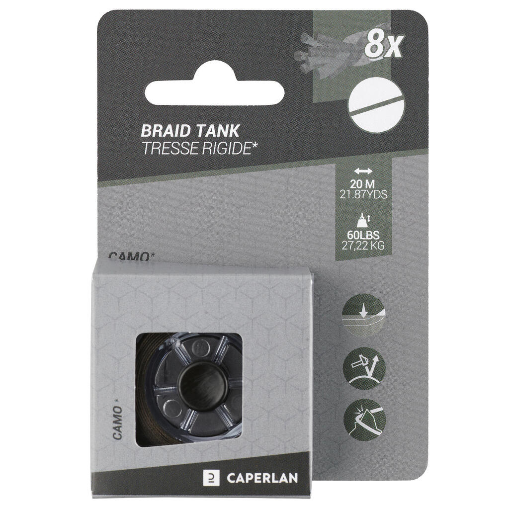 לידר שזור לדיג קרפיונים, 20 מטר, דגם Tank