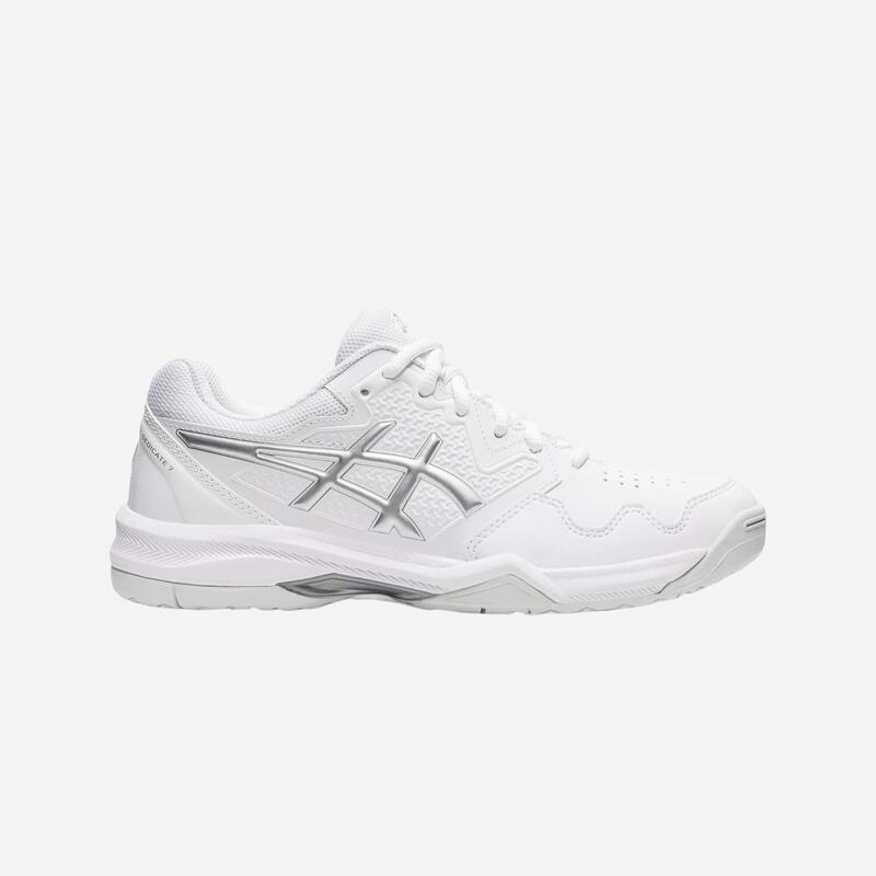 Damen Tennisschuhe - Asics Gel Dedicate weiß/silber