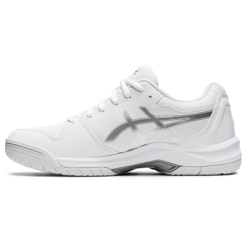 CHAUSSURE DE TENNIS FEMME ASICS GEL DEDICATE BLANC ARGENT