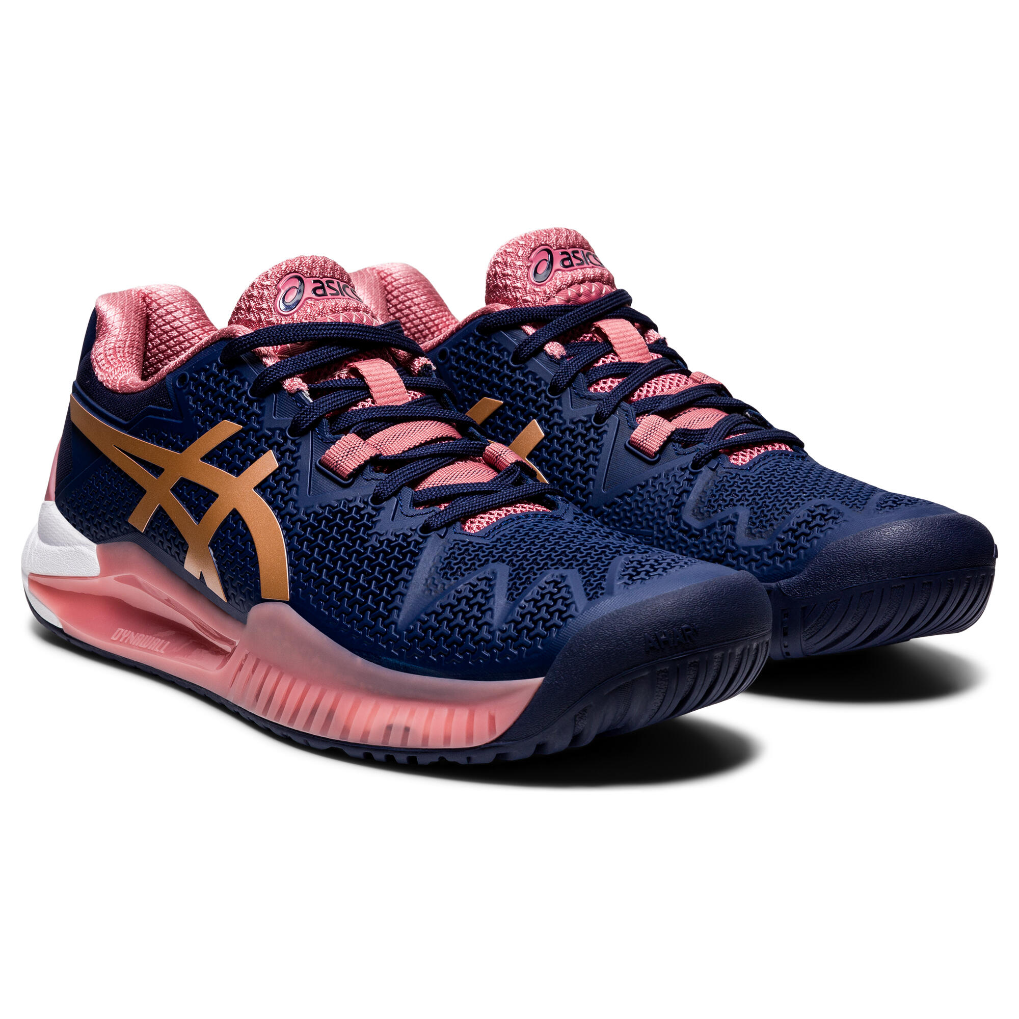 Zapatillas de Tenis Asics Gel Resolution 8 Mujer Azul Marino 4/7