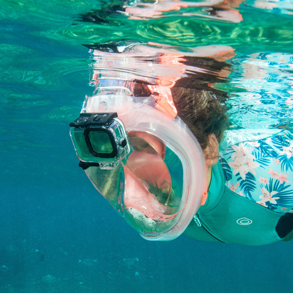 Camera mount for the Easybreath Snorkelling mask