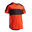 Tricou Tenis TTS500 Negru-Roșu Băieți