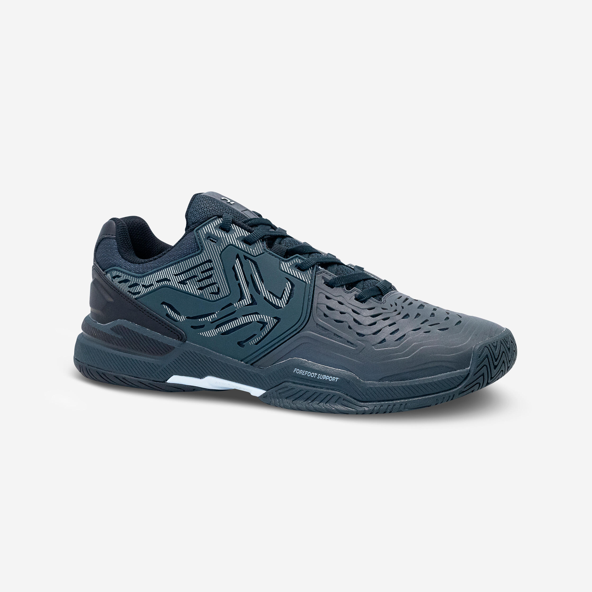 Artengo - Chaussures De Tennis Homme Ts560 Grises Multi Court - Chaussures De Sport - Tennis - Bleu-gris-noir - 48 - Decathlon