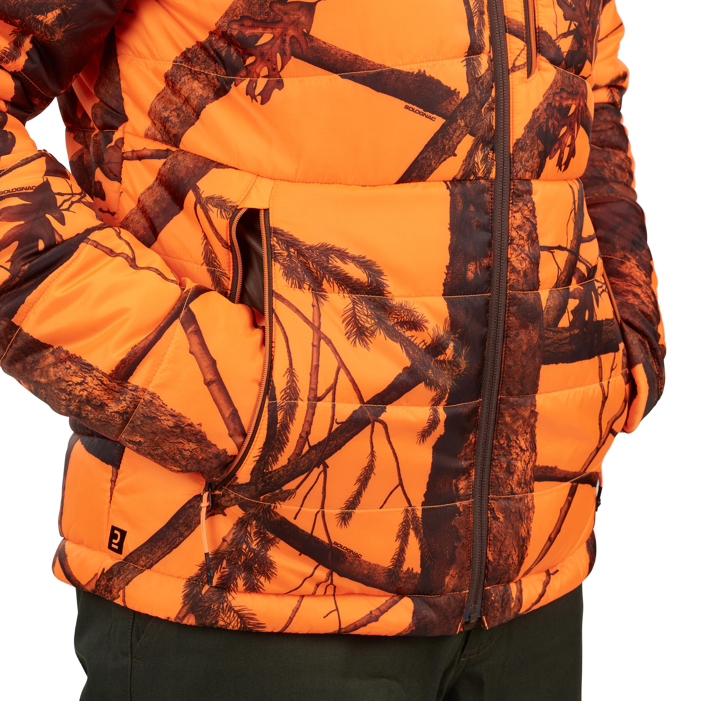 PACKABLE DOWN JACKET FOR HUNTING 900 - CAMOUFLAGE 10/23
