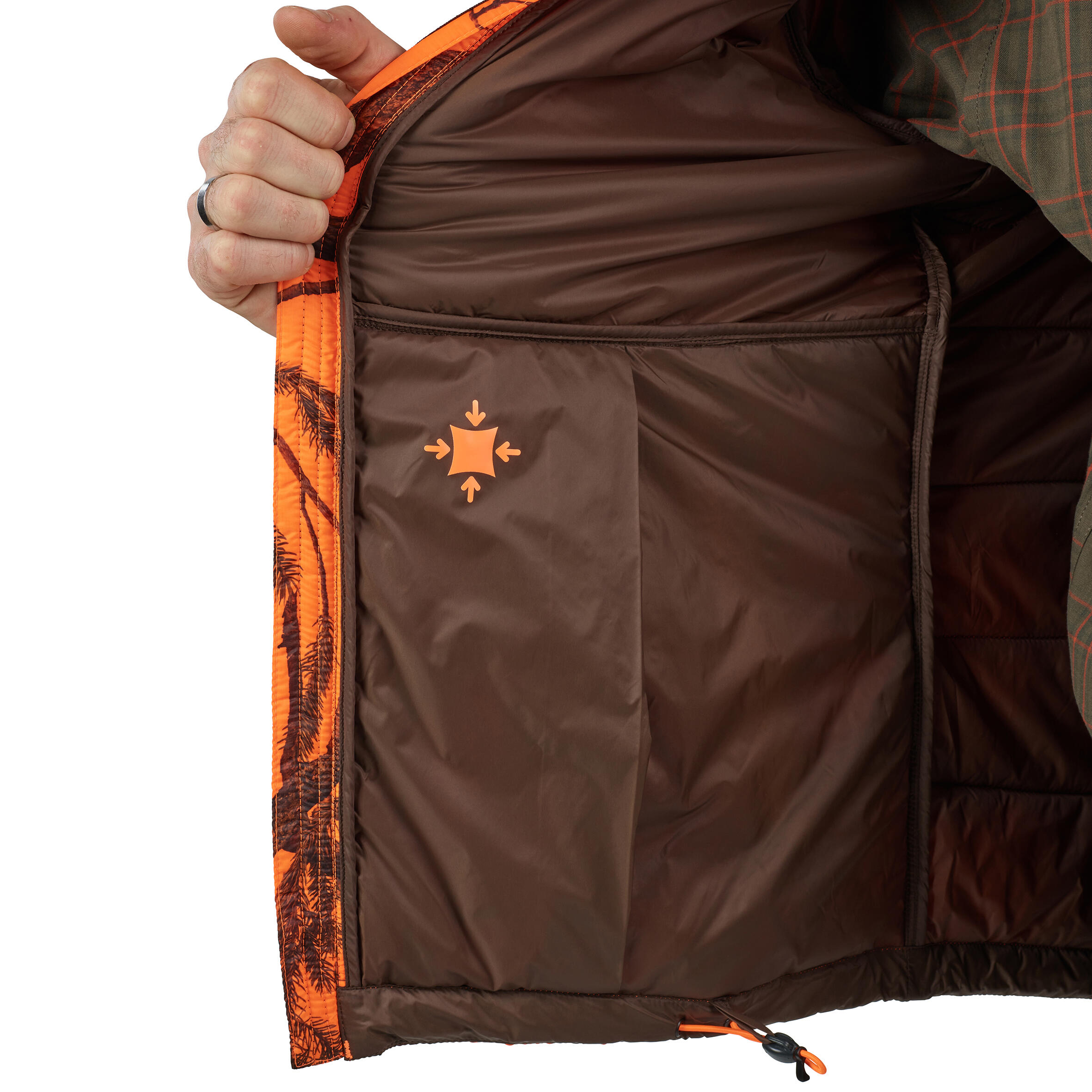 PACKABLE DOWN JACKET FOR HUNTING 900 - CAMOUFLAGE 2/23
