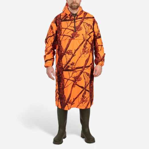 
      HUNTING SILENT WATERPROOF PONCHO 500 - NEON CAMOUFLAGE
  