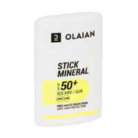 Natural, mineral sunscreen STICK for the face SPF50+ WHITE.