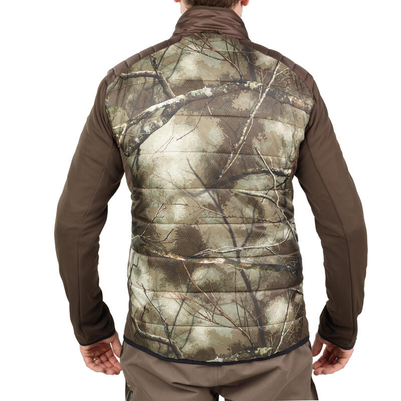 Chaqueta Caza Solognac 500 Hiombre Camuflaje Treemetic 3 En 1 Impermeable