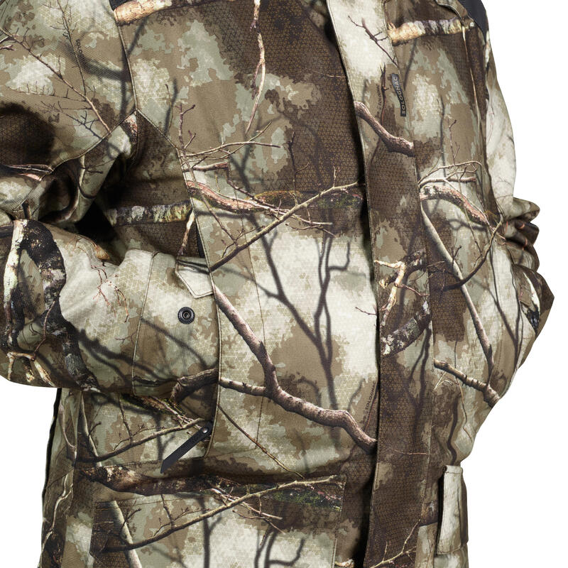 VESTE CHASSE CHAUDE ET IMPERMÉABLE 500 3 EN 1 TREEMETIC