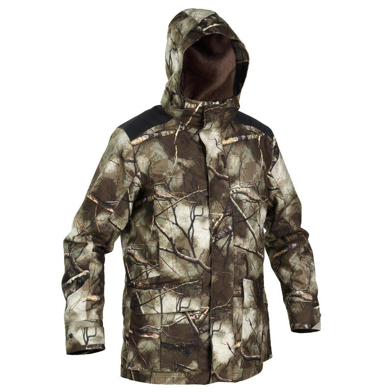 Jagd-Regenjacke 500 warm 3-in-1 Treemetic 