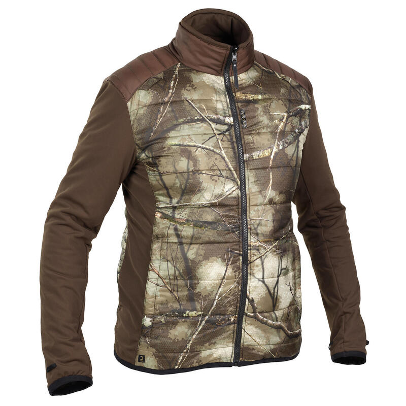 Chaqueta Caza Solognac 500 Hiombre Camuflaje Treemetic 3 En 1 Impermeable