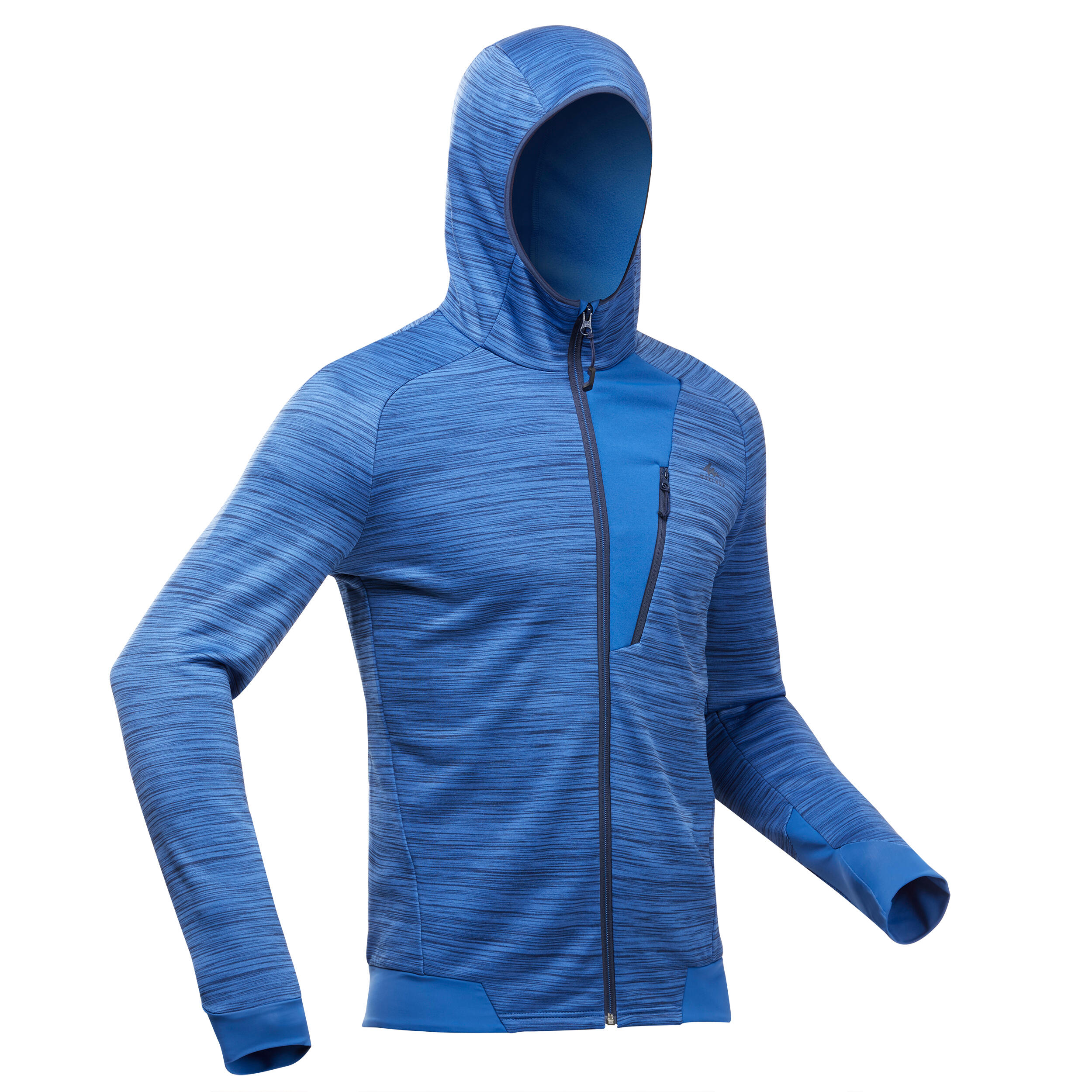 Polaire Rohan Homme Microgrid Stowaway – Bleu, Taille L, 1/2 Zip, Randonnée