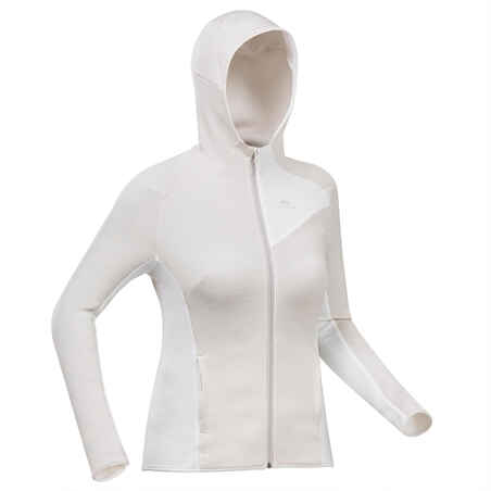 Fleecejacke Damen Wandern leicht - MH520 rosa 