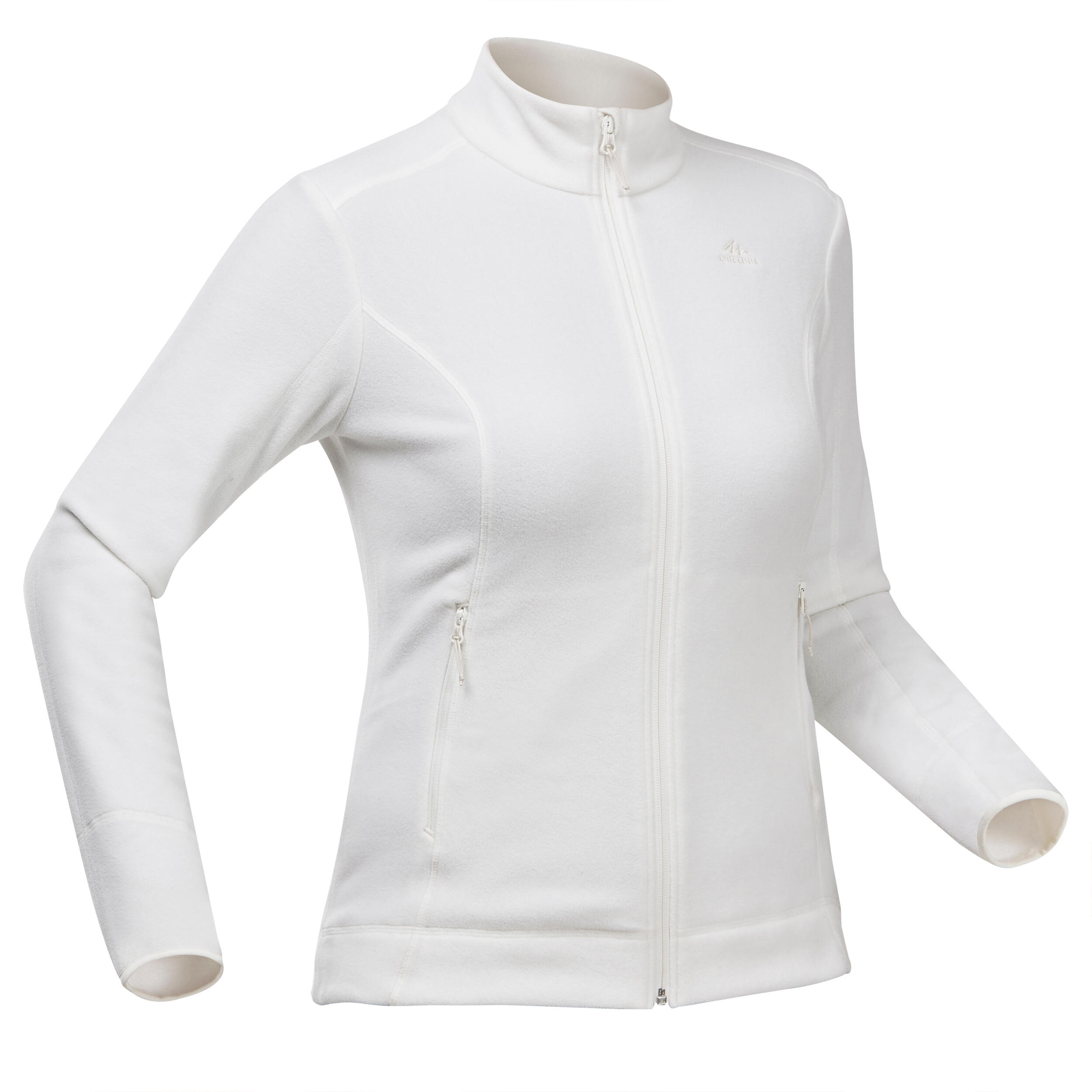 Veste polaire blanche femme hot sale