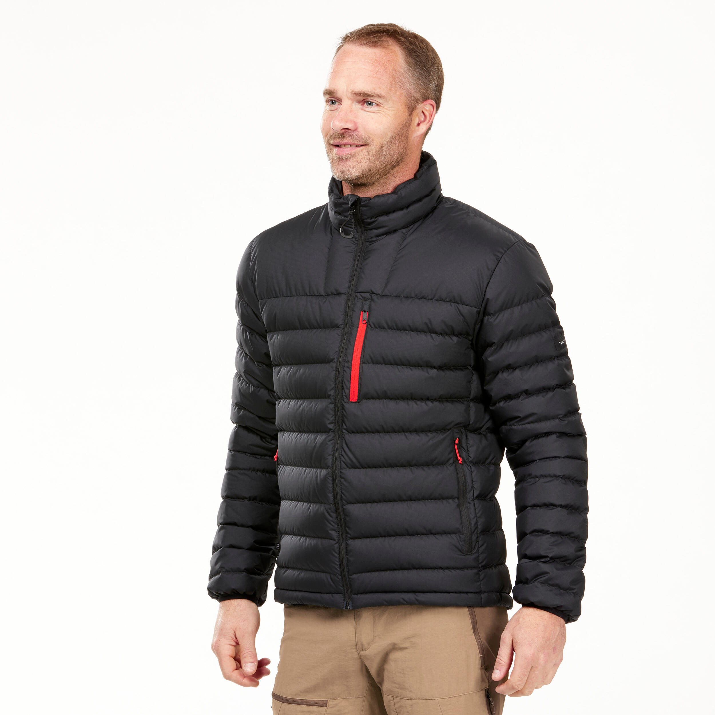 CHAQUETA TREKKING HOMBRE TREK900 NEGRO - Decathlon