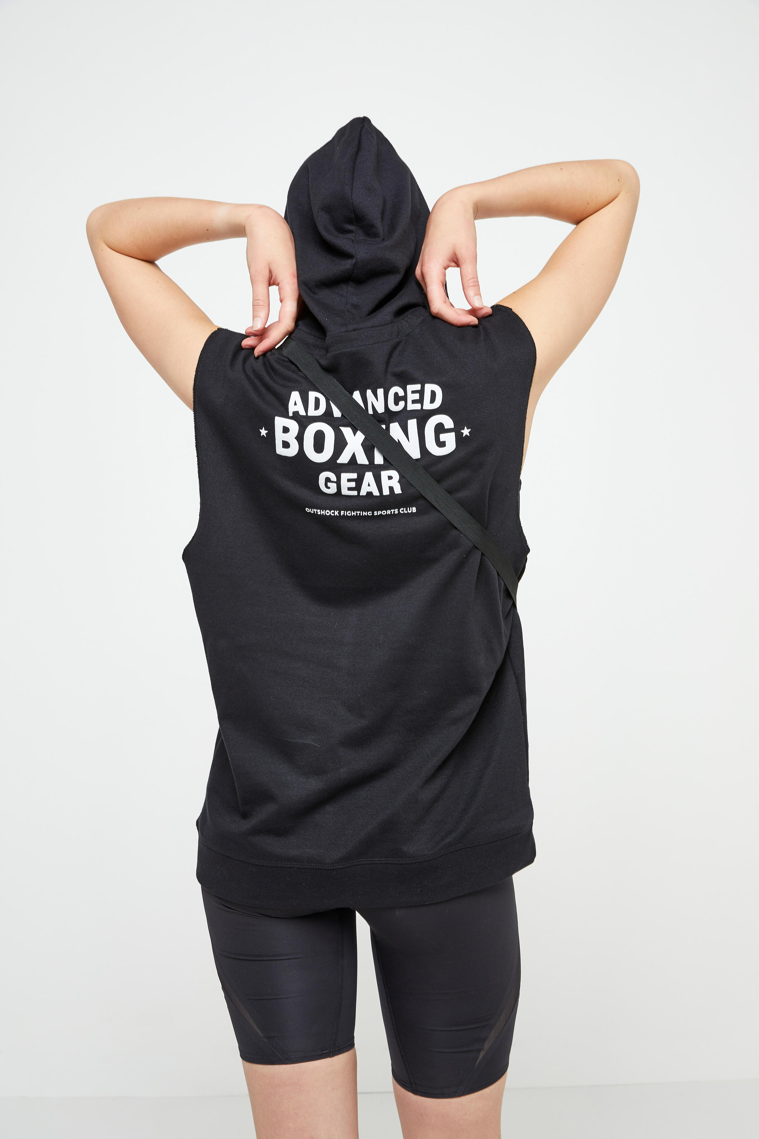 Boxing Hooded Tank Top - Black 7/7